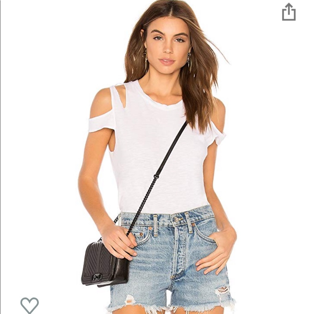 LNA  NWOT Cut Out Tee Size S
